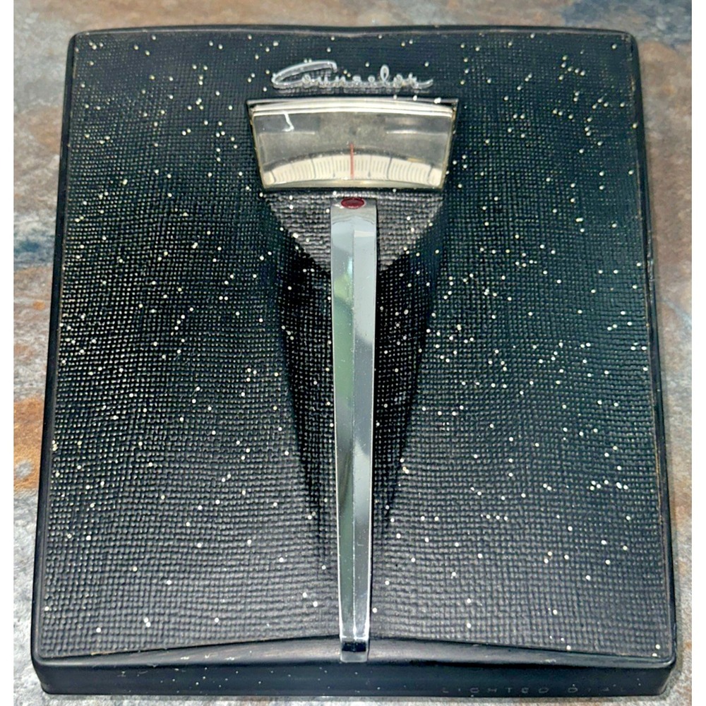 Super Groovy VINTAGE 1950s MCM COUNSELOR BATHROOM SCALE